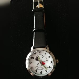 Snoopy Black and White Women's Watch